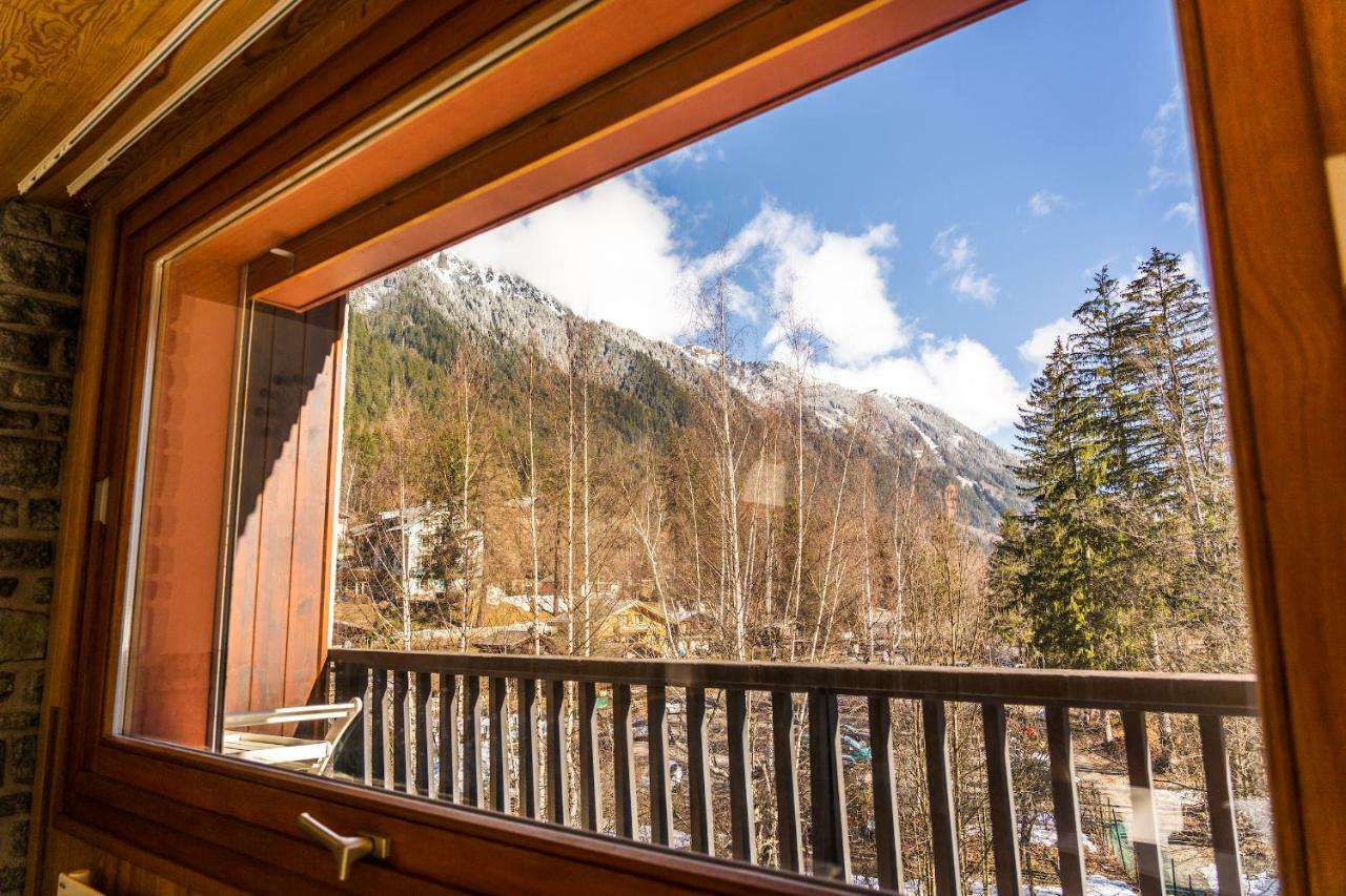 شقة Grand Appt Vue Mont Blanc شامونكس المظهر الخارجي الصورة
